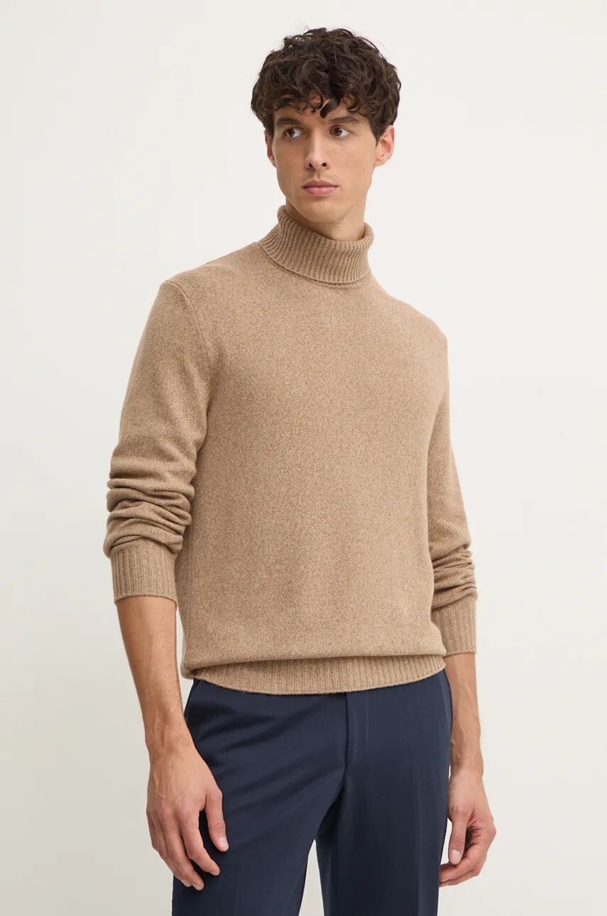 

Свитер United Colors of Benetton из смесовой шерсти, бежевый