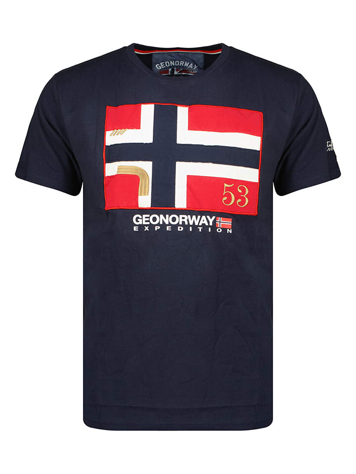 

Футболка Geographical Norway, темно-синий