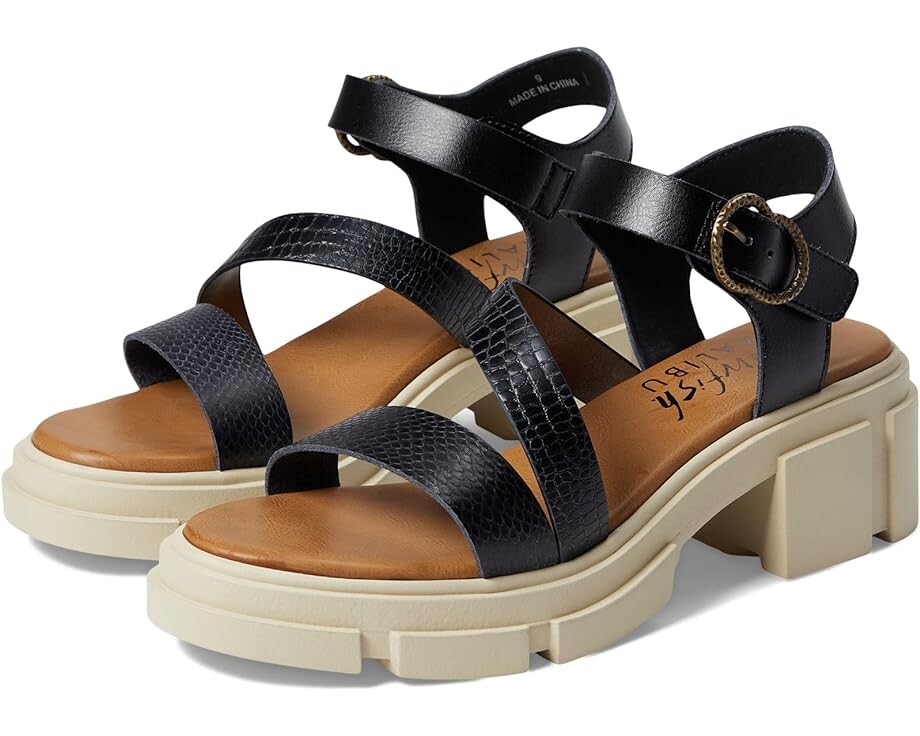 

Туфли Blowfish Malibu Capetown, цвет Black Dile/Dye Cut/Amazon Rawhide