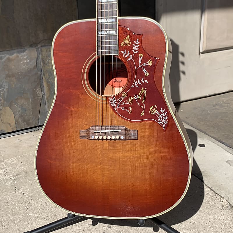 Акустическая гитара GIBSON 1960 Hummingbird, Fixed Bridge Heritage Cherry Sunburst