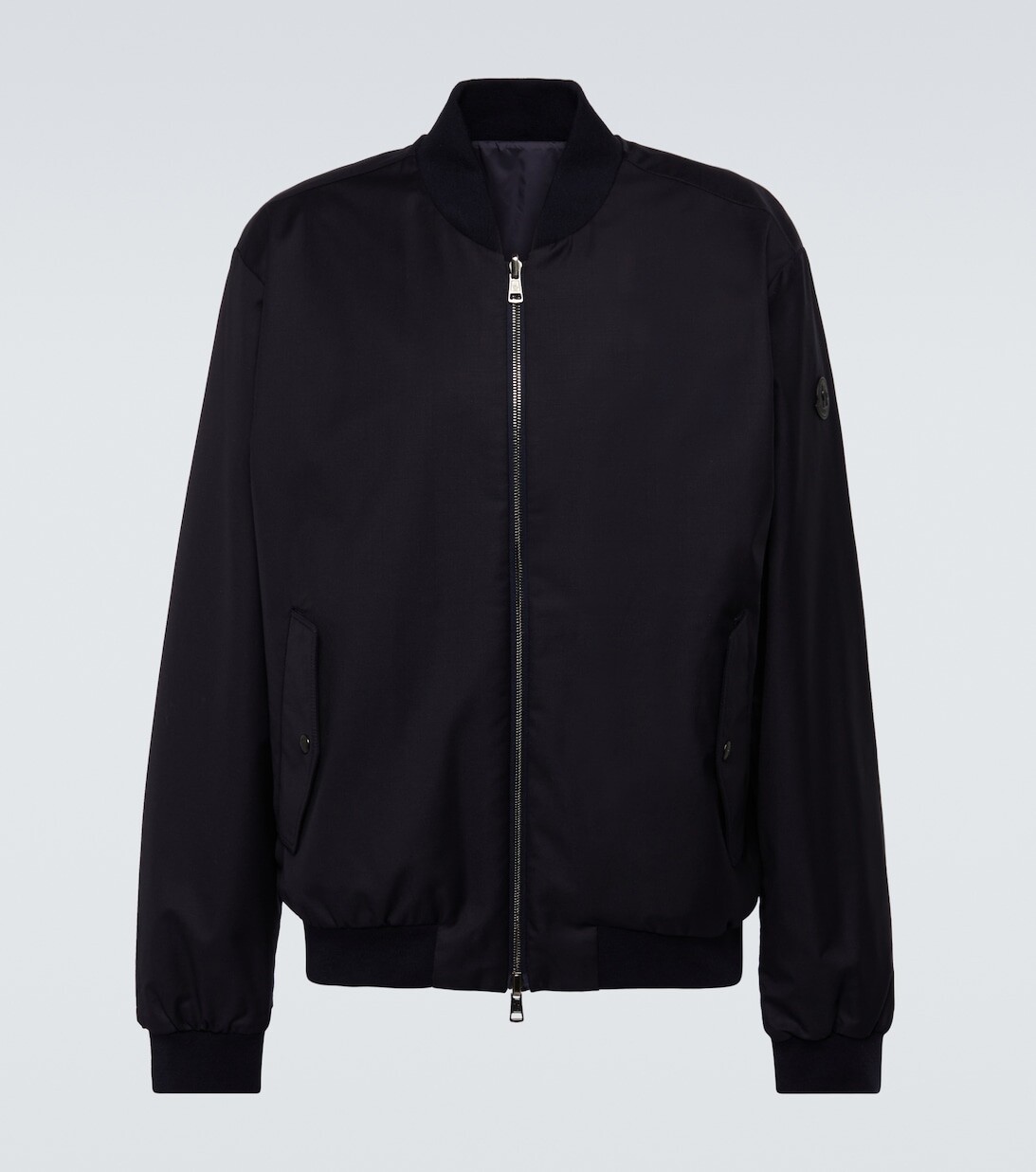 

Двусторонний бомбер Barn Moncler, синий