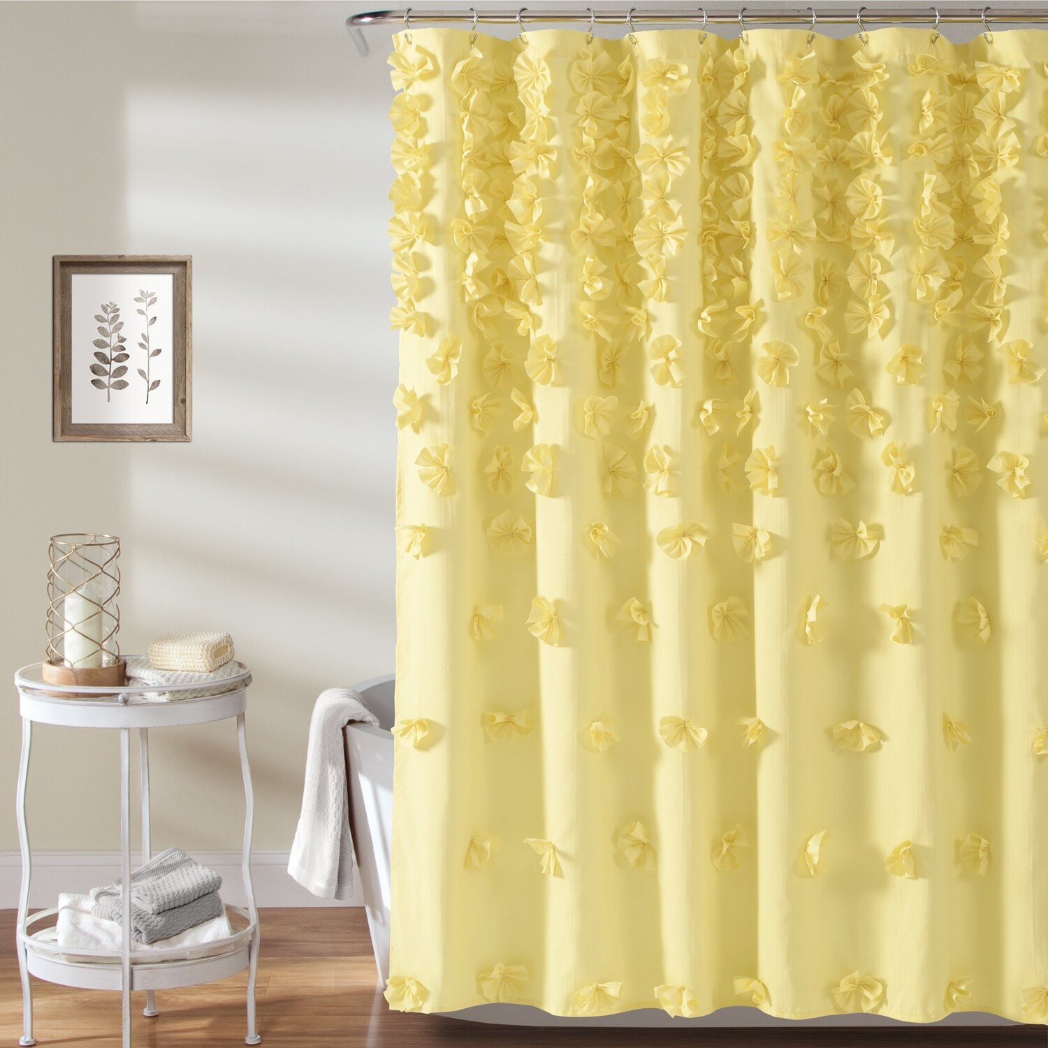 

Райли Занавеска для душа Lush Decor, цвет Yellow