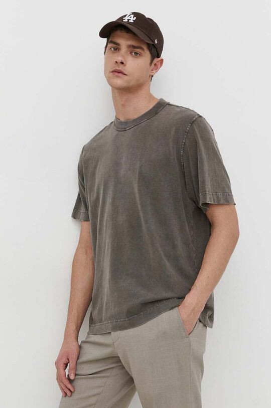 

Хлопковая футболка Abercrombie & Fitch, зеленый