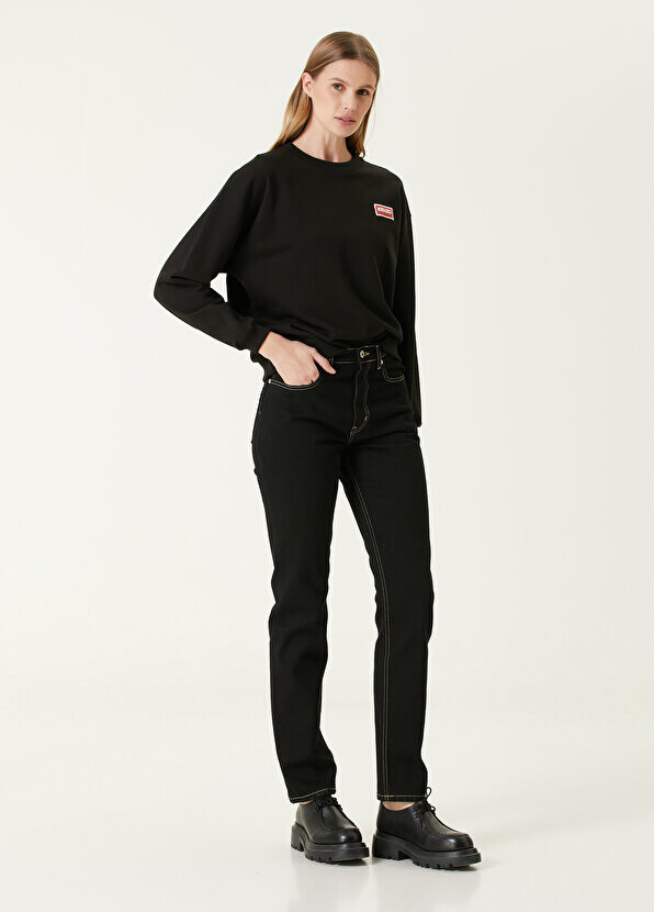 

Черные джинсовые брюки Kenzo, Черный