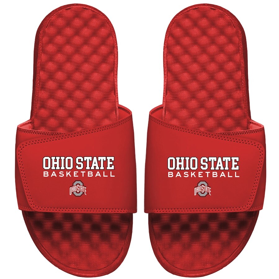 

Шлепанцы ISlide Ohio State Buckeyes, алый