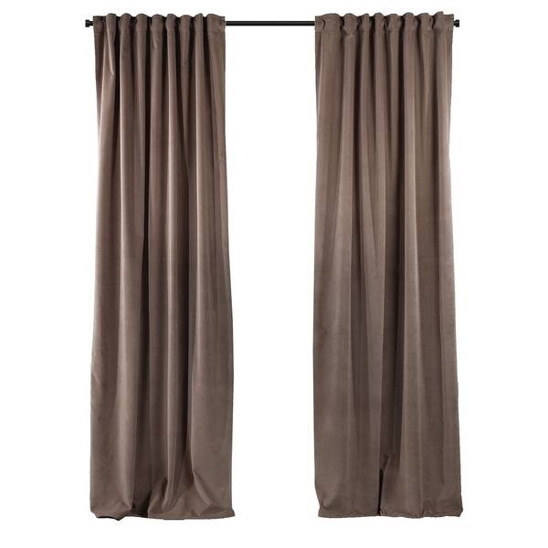 

Бархатная штора Puude Home Design 140245, 25x1x140 см цвет kastanienbraun