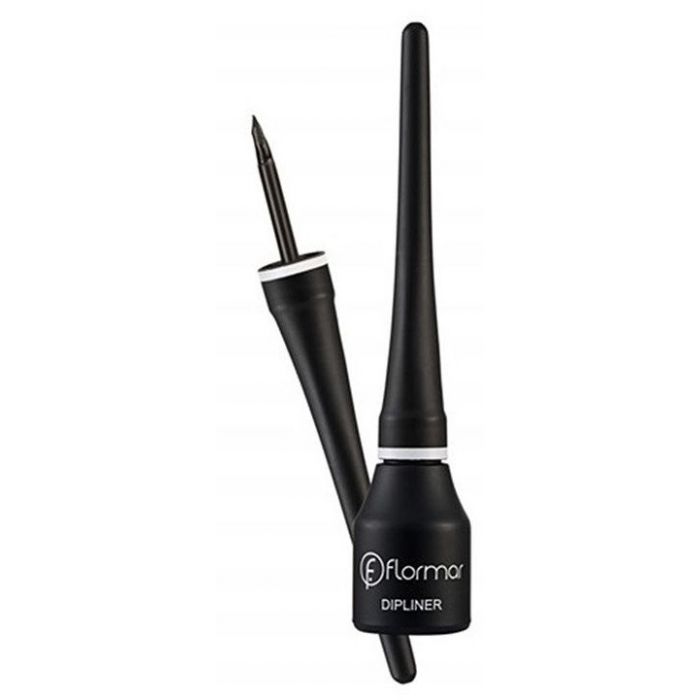 Подводка для глаз Dipliner Eyeliner Líquido Flormar, Negro