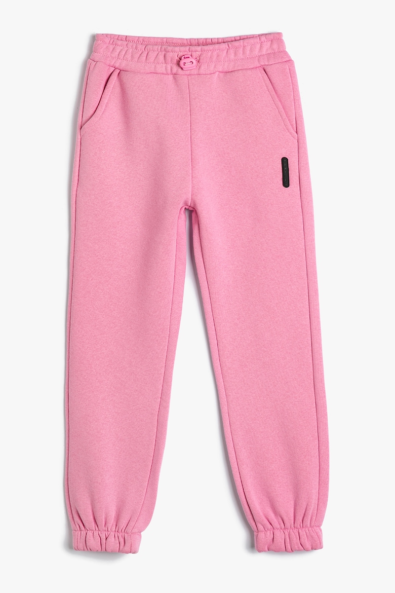 Спортивные брюки с эластичной талией Koton, розовый клетчатые брюки с эластичной талией koton белый
