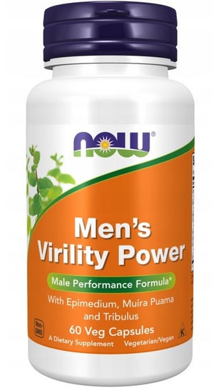 Now Foods, Мака Now Men Virility Power Libido, 60 капсул. now foods men s virility power 60 растительных капсул