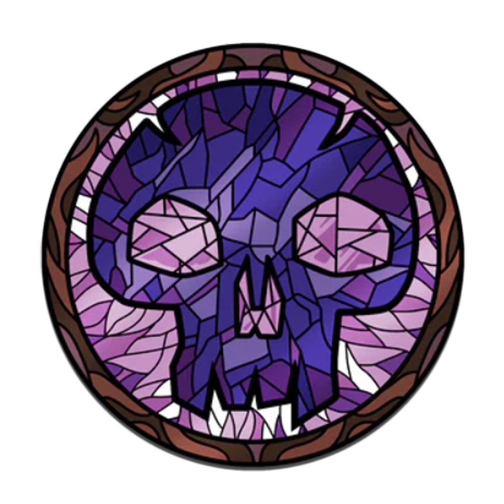 

Аксессуары Pinfinity MtG Augmented Realty Pin: Stained Glass - Swamp
