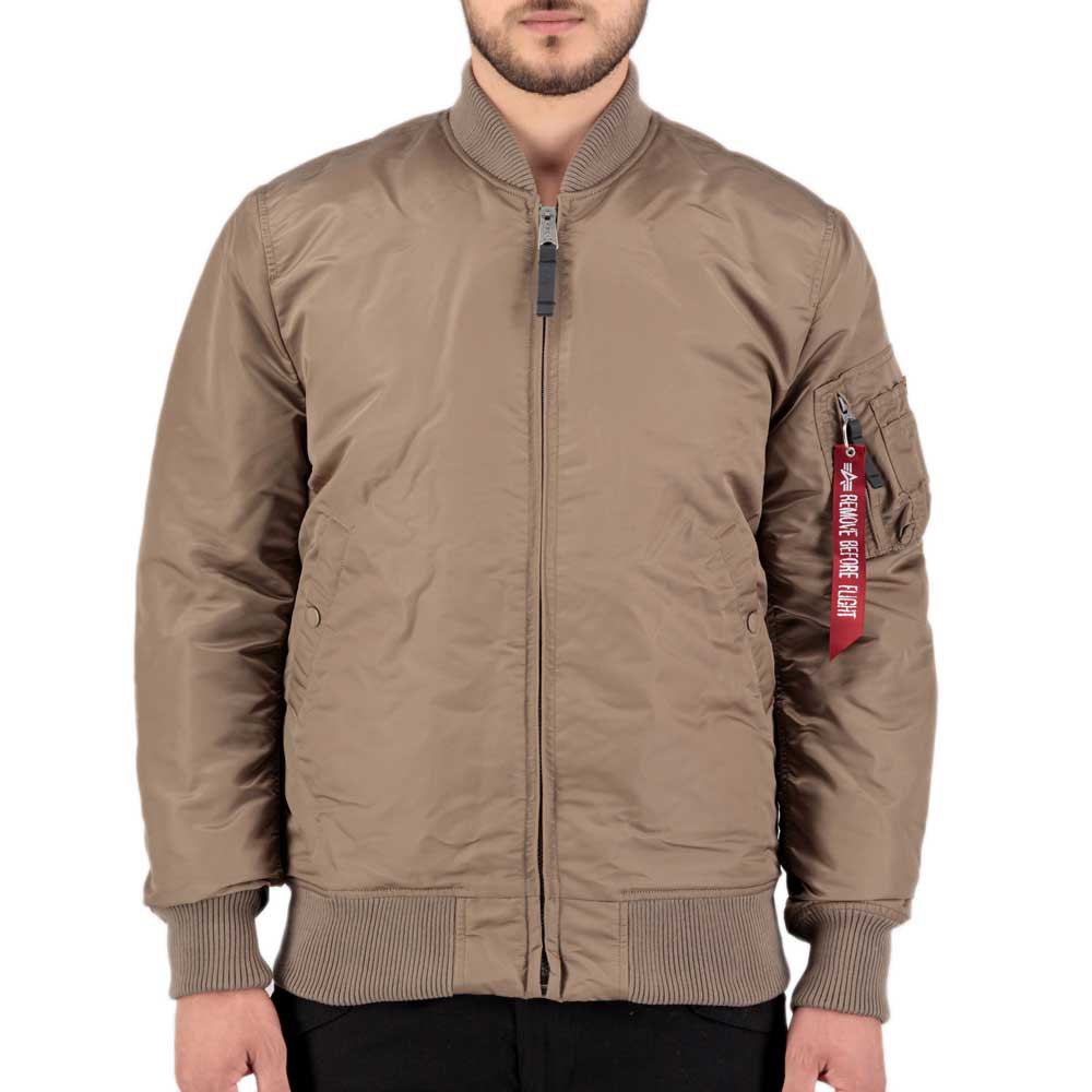 цена Куртка Alpha Industries MA-1 VF 59 Long, коричневый