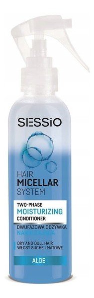 

Sessio, Hair Micellar System, двухфазный увлажняющий кондиционер для сухих и вьющихся волос, Алоэ, 200 г