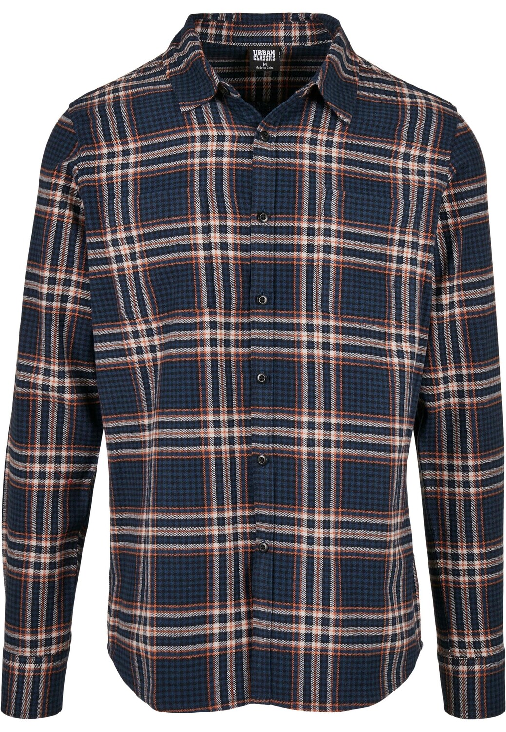 

Футболка Urban Classics Flanell Hemden, синий