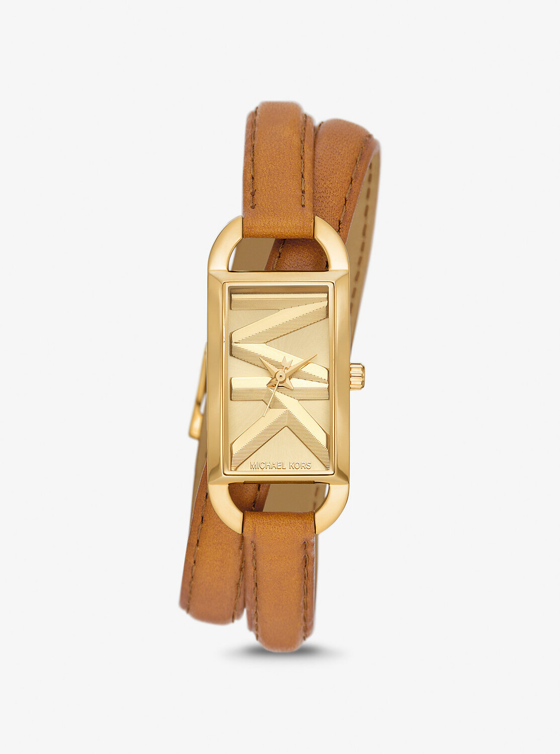 

Часы Mini Empire золотистого цвета и кожи Michael Kors