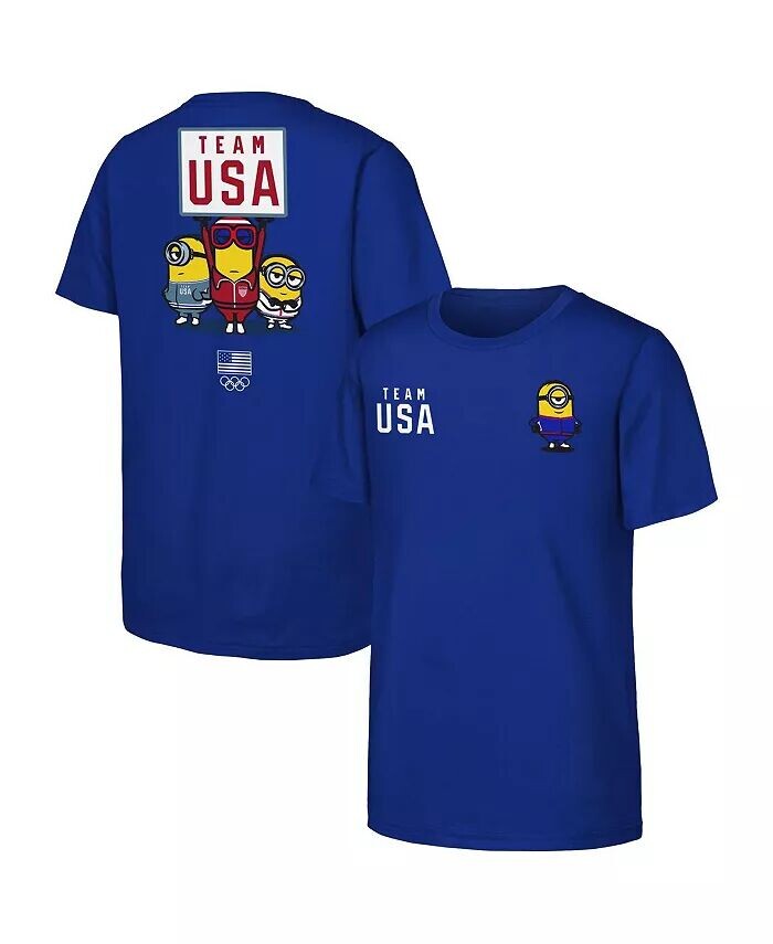 

Мужская футболка Royal Team USA Minions Outerstuff, синий