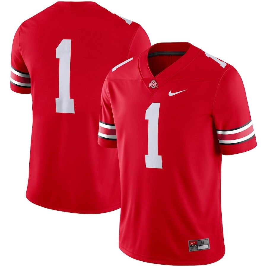 

Джерси Nike Ohio State Buckeyes, алый