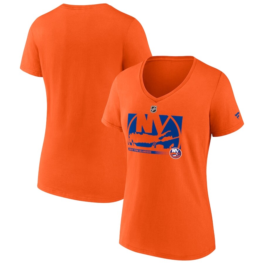 

Футболка с коротким рукавом Fanatics Branded New York Islanders, оранжевый
