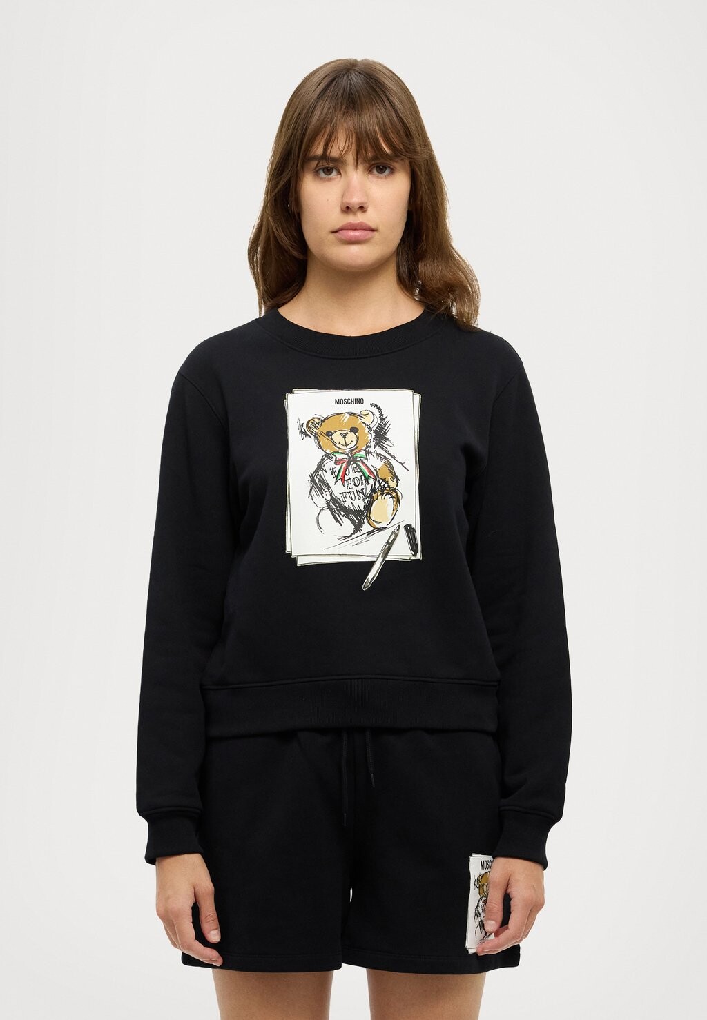 

Толстовка FELPA MOSCHINO, черный