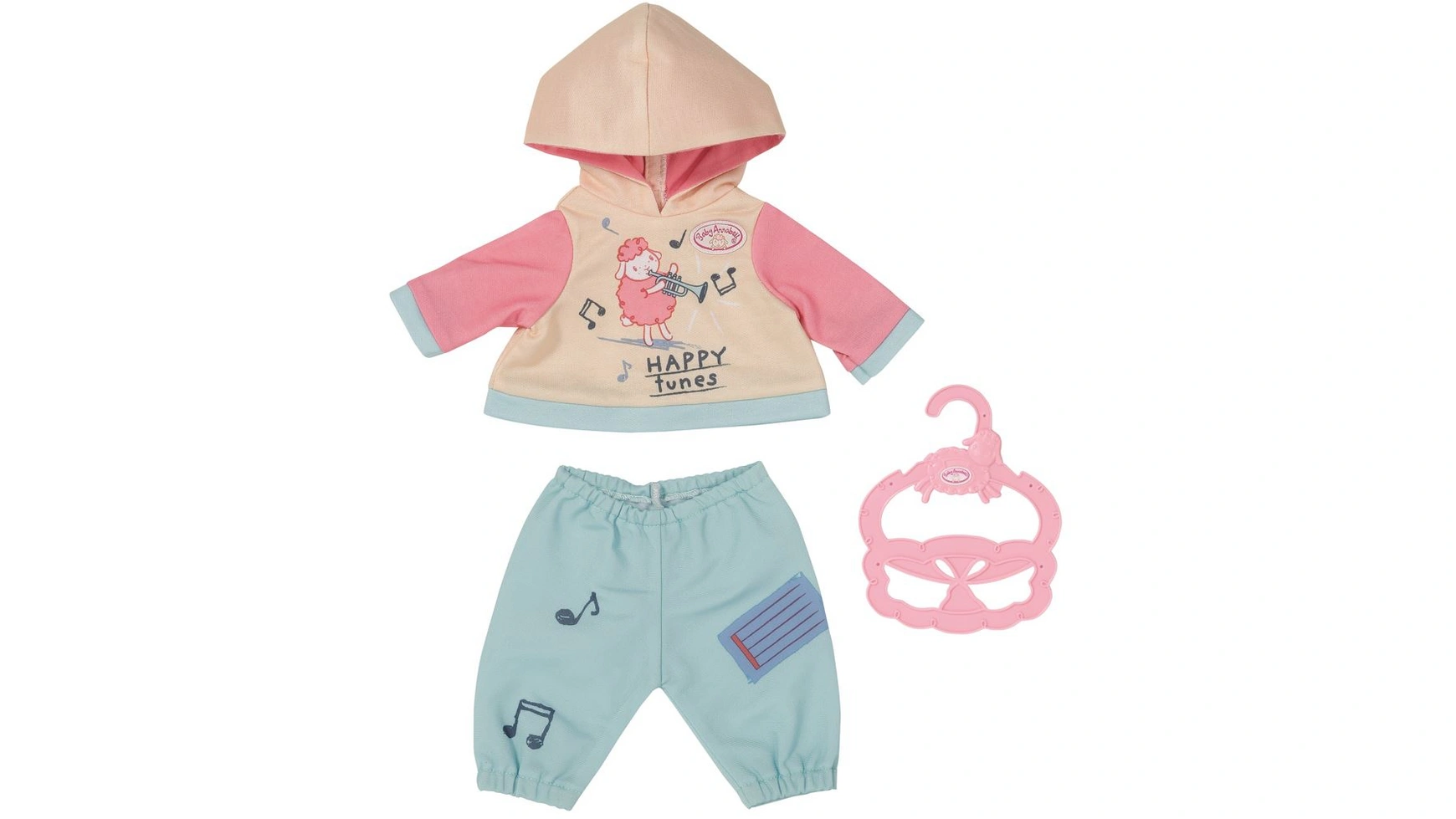 цена Zapf Creation Маленький спортивный костюм Baby Annabell 36см