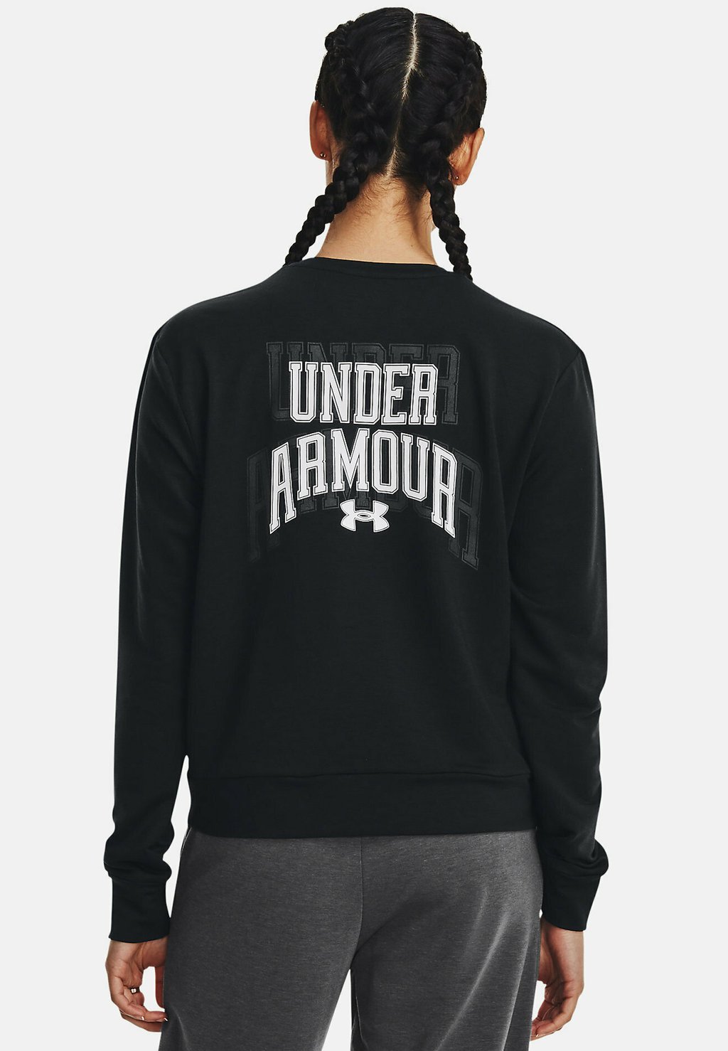 

Толстовка LONG-SLEEVES UA RIVAL GRAPHIC CREW Under Armour, черный