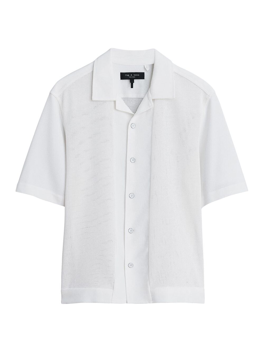 

Трикотажная сетчатая рубашка Avery rag & bone, слоновая кость