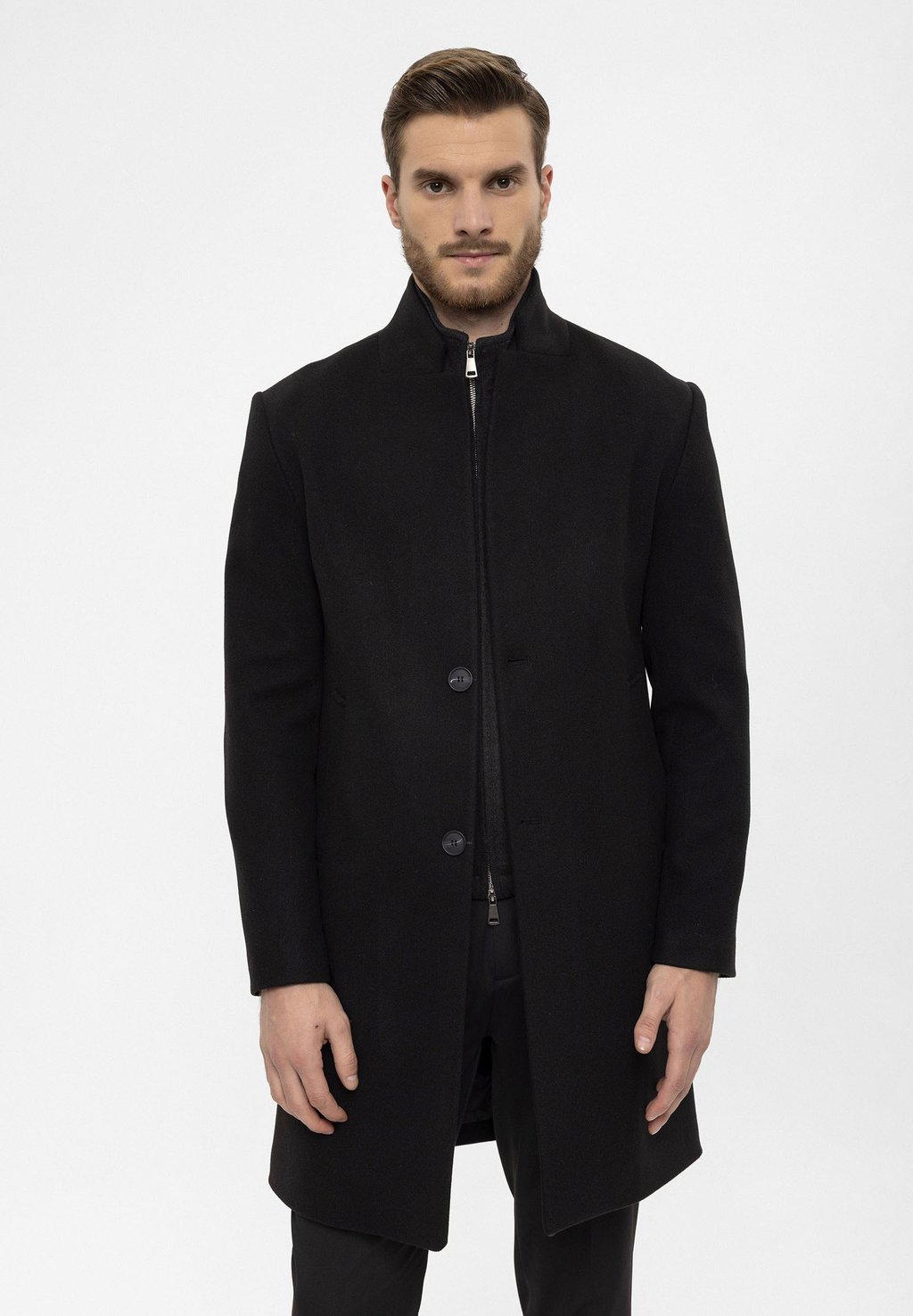 Классическое пальто Antioch, черное