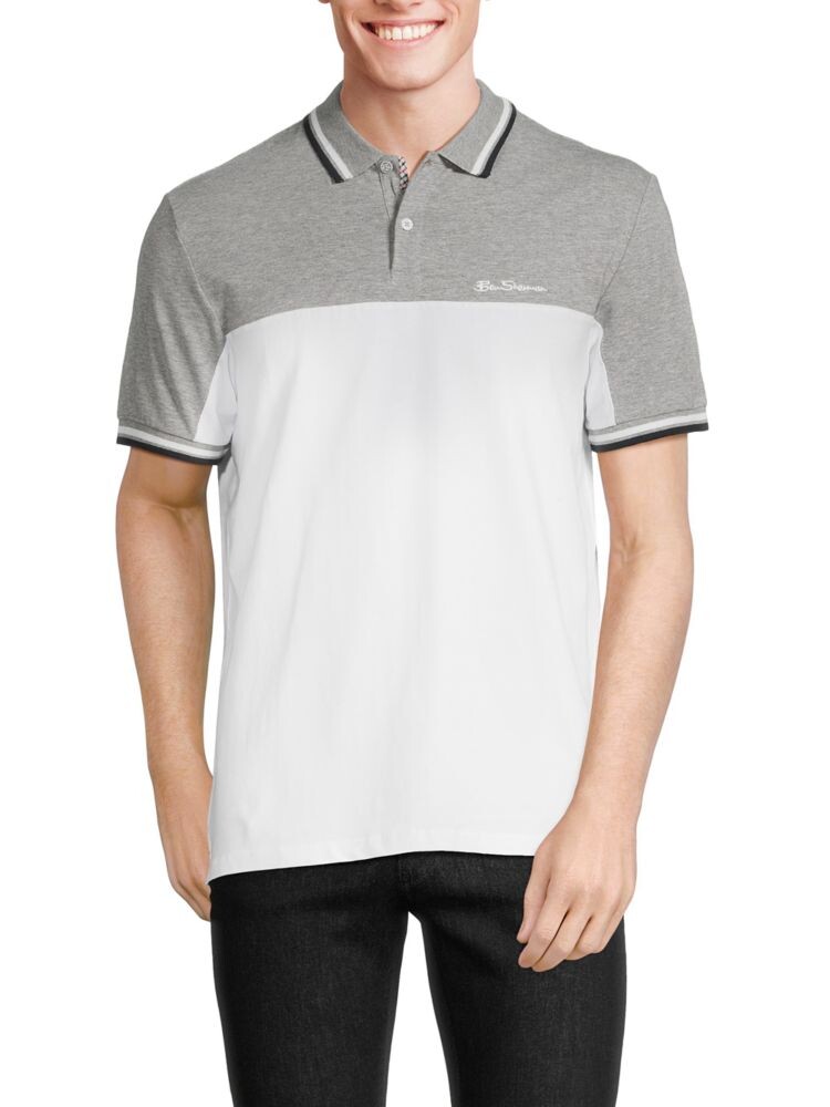 

Поло с логотипом Ben Sherman, цвет Bright White