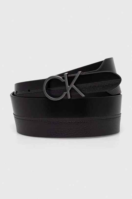 

Кожаный ремень Calvin Klein, черный