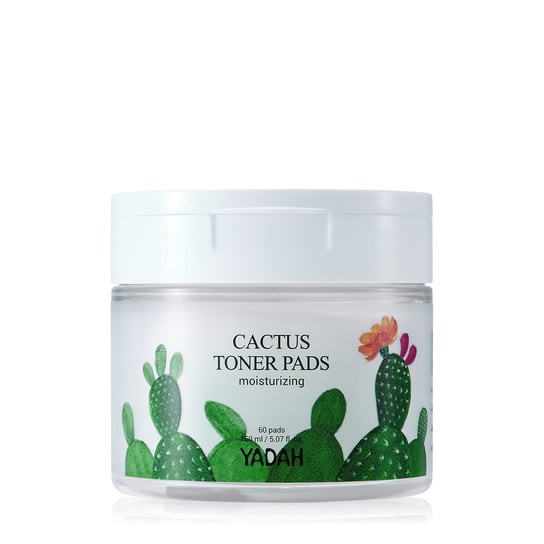 

Увлажняющие подушечки, 60 шт. YADAH Cactus Toner Pads, inna