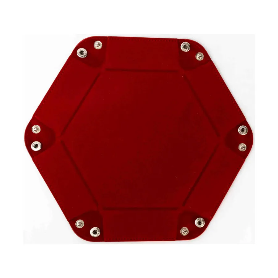 

Шестиугольный лоток для игральных костей - красный, Dice Trays & Accessories (BCW Supplies)