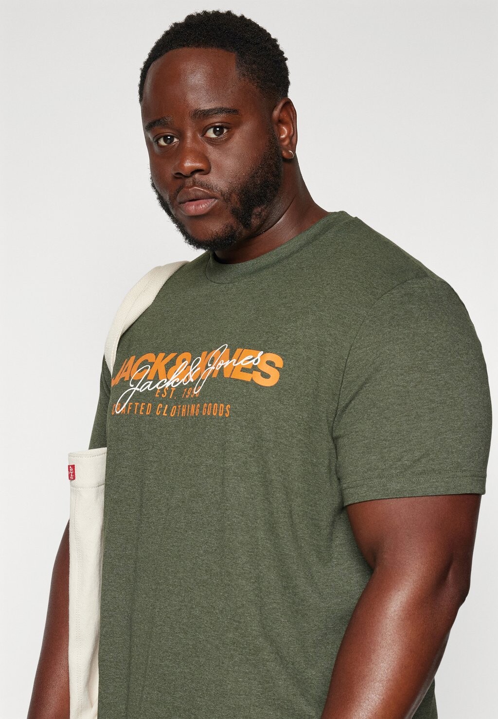 

Футболка с принтом JJALVIS TEE CREW NECK 3 PACK Jack & Jones, мультиколор
