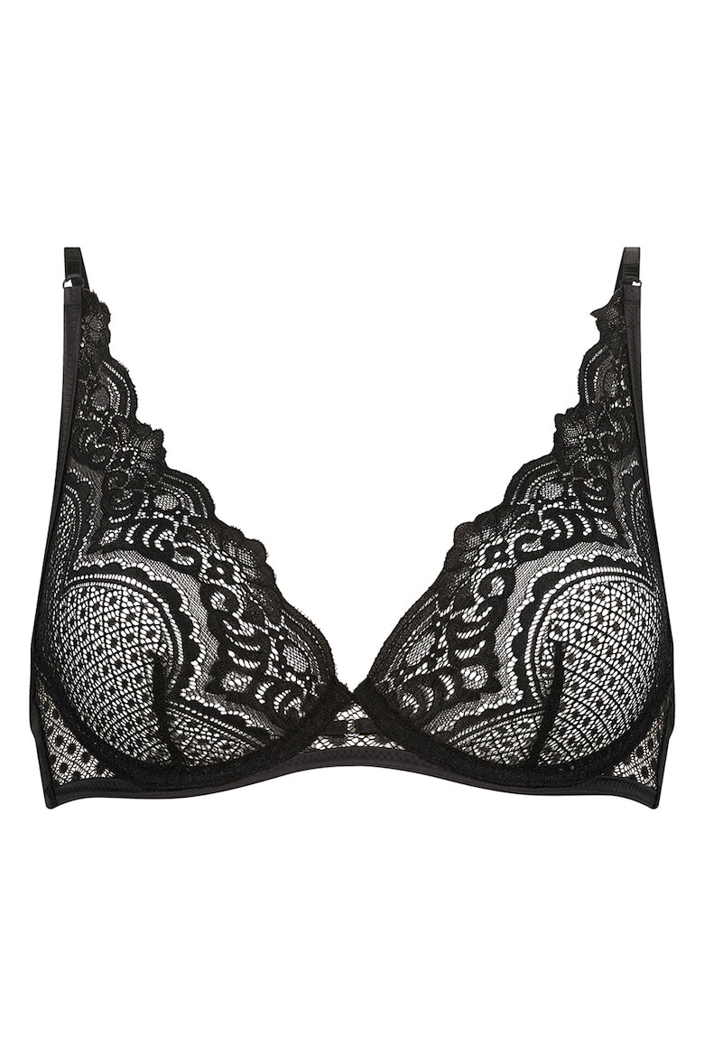 

Кружевной бюстгальтер Lotta с треугольными чашечками Hunkemoller, черный
