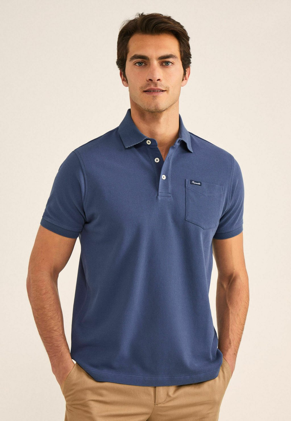 Рубашка-поло BASIC POCKET Façonnable, цвет pop blue
