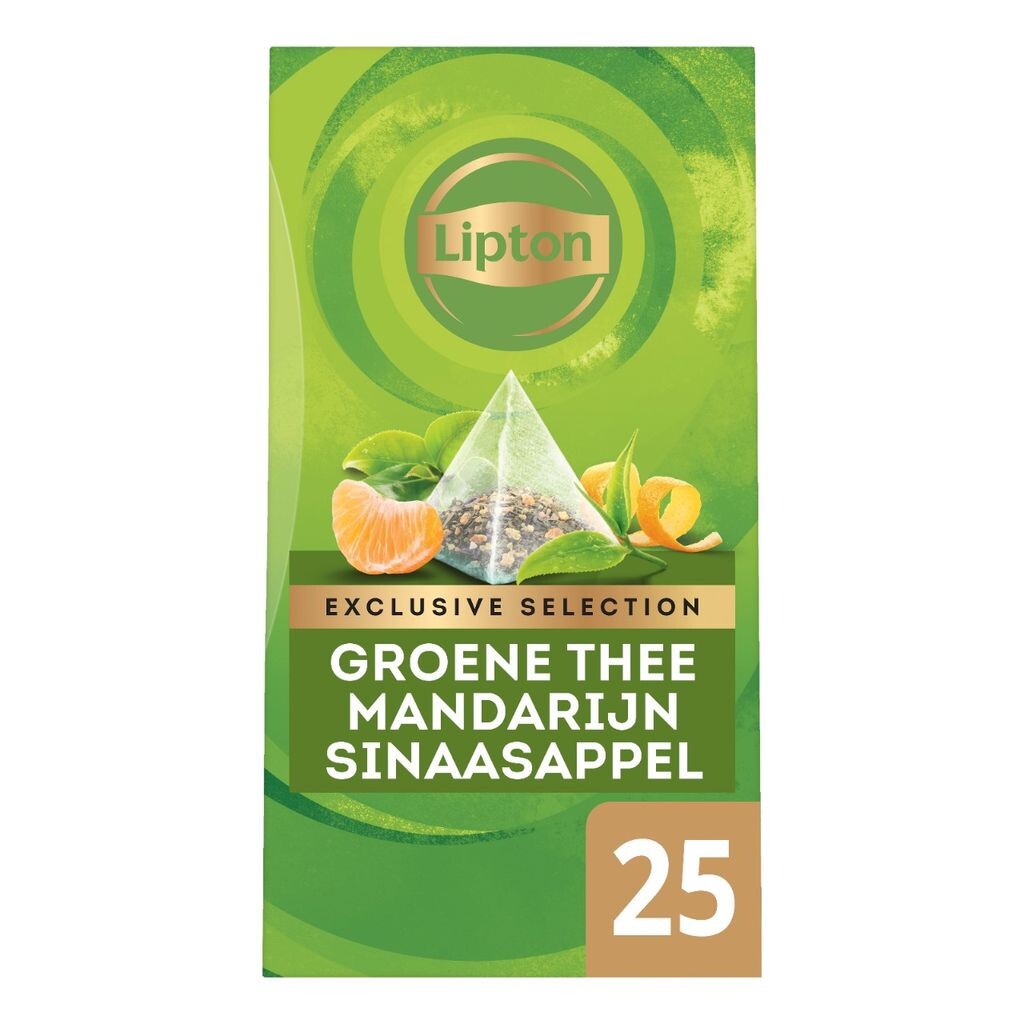 

Lipton Exclusive Selection Зеленый чай Мандарин 25 x 1,8 грамм