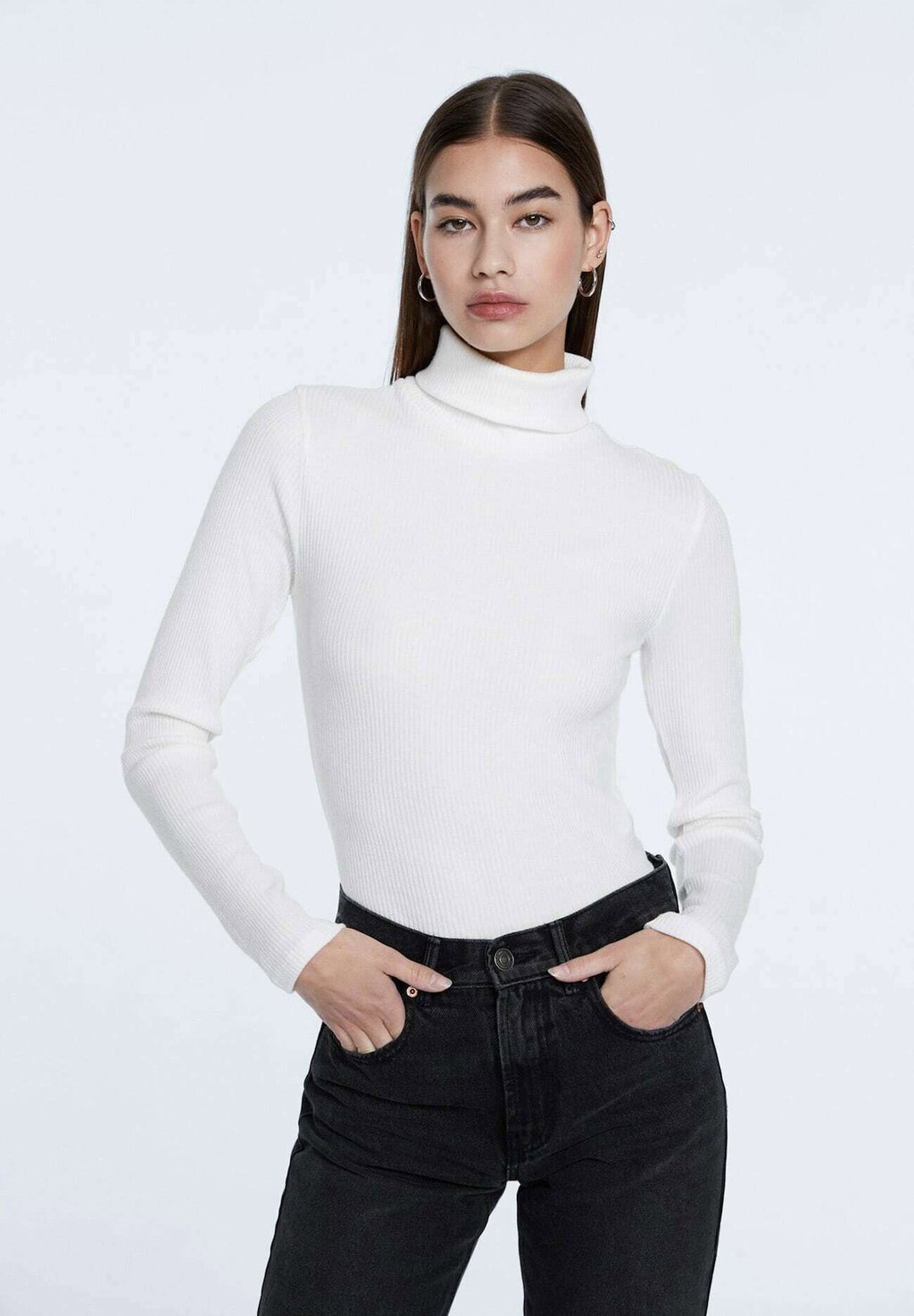 

Свитер Stradivarius, белый