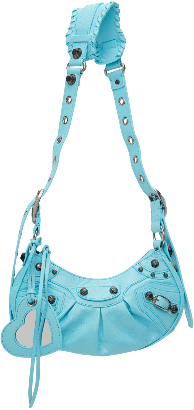 

Синяя сумка Le Cagole XS Sea Balenciaga