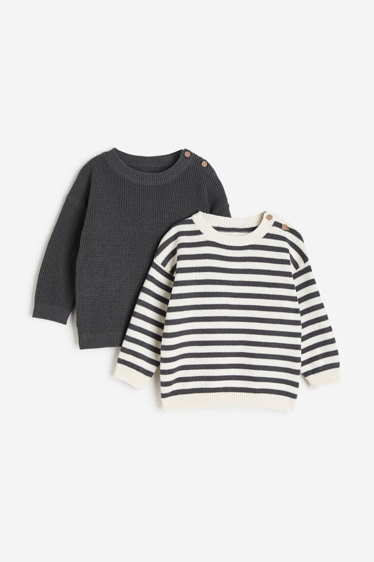 

Комплект из 2 хлопковых свитеров H&M
