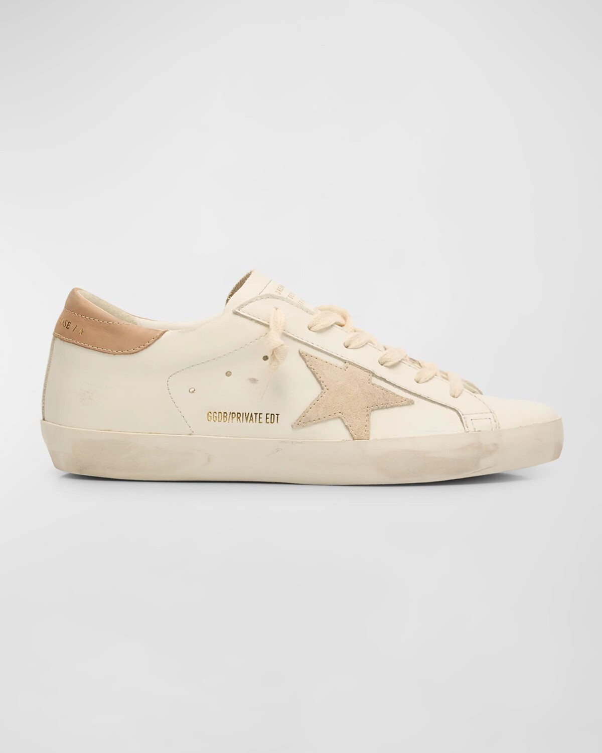 

Кожаные низкие кеды Superstar Golden Goose, цвет White Seedpearl Beige