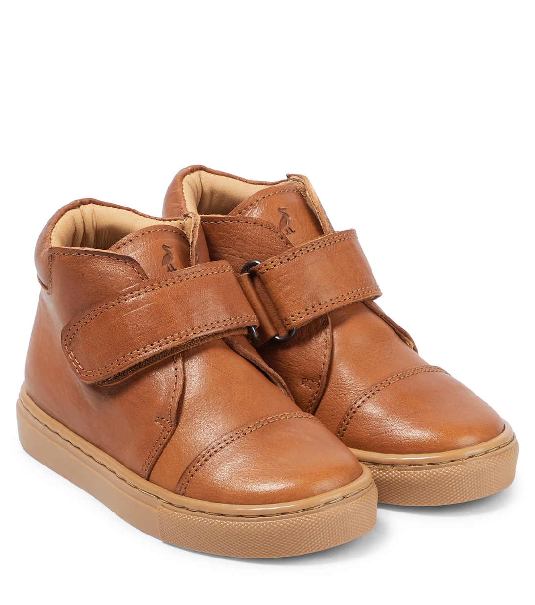 Кожаные ботинки Petit Nord, коричневый