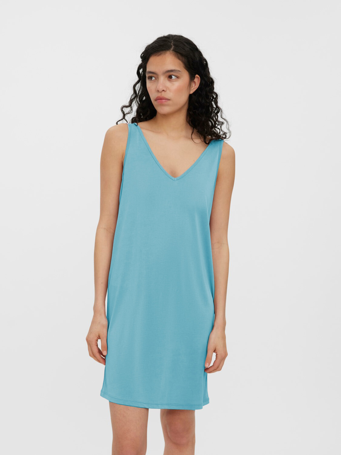 

Платье Vero Moda Kurzes Ärmelloses Basic Mini VMFILLI, синий