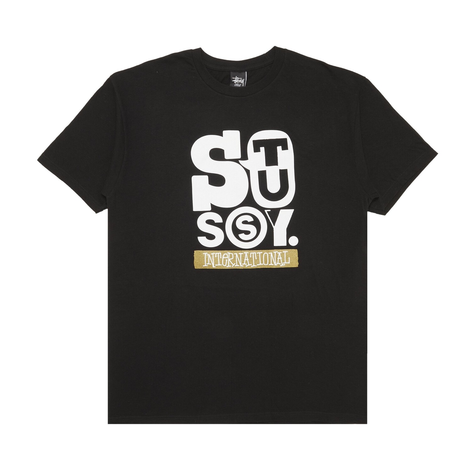 

Футболка Stussy Stu Stack, черная, Черный