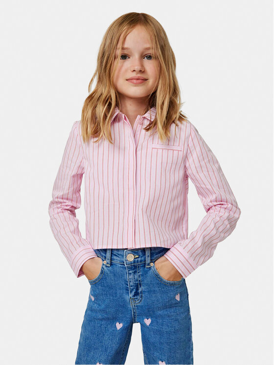 Укороченная рубашка Kids Only, розовый