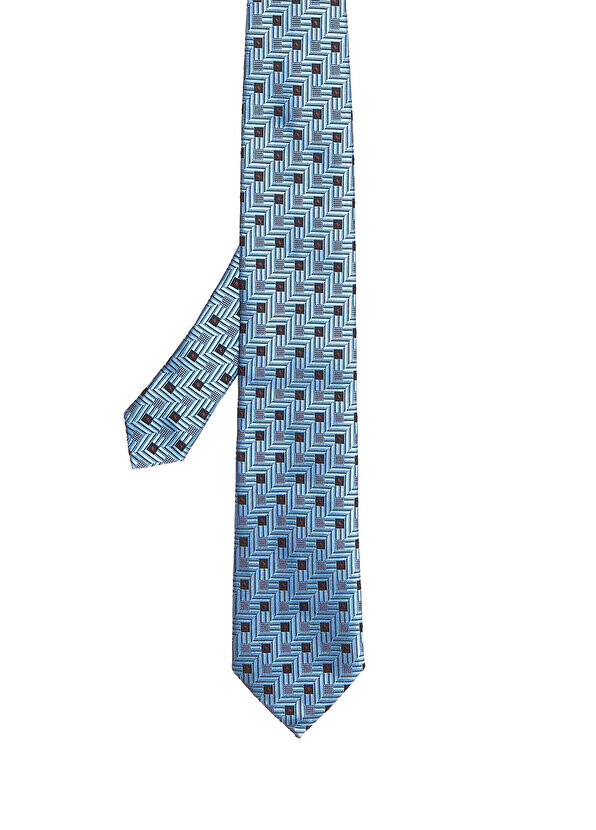 

Синий шелковый галстук Zegna