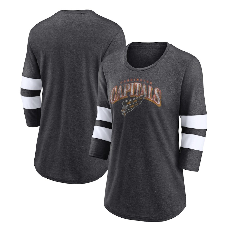 

Футболка с длинным рукавом Fanatics Branded Washington Capitals, угольный