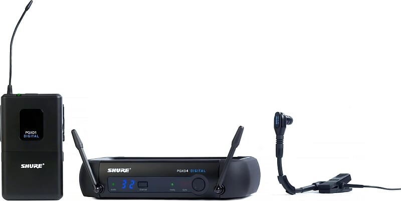

Беспроводная система Shure PGXD14/BETA98H Wireless Microphone System with Beta 98H/C Clip-On Gooseneck (Band X8: 902 - 928 MHz)