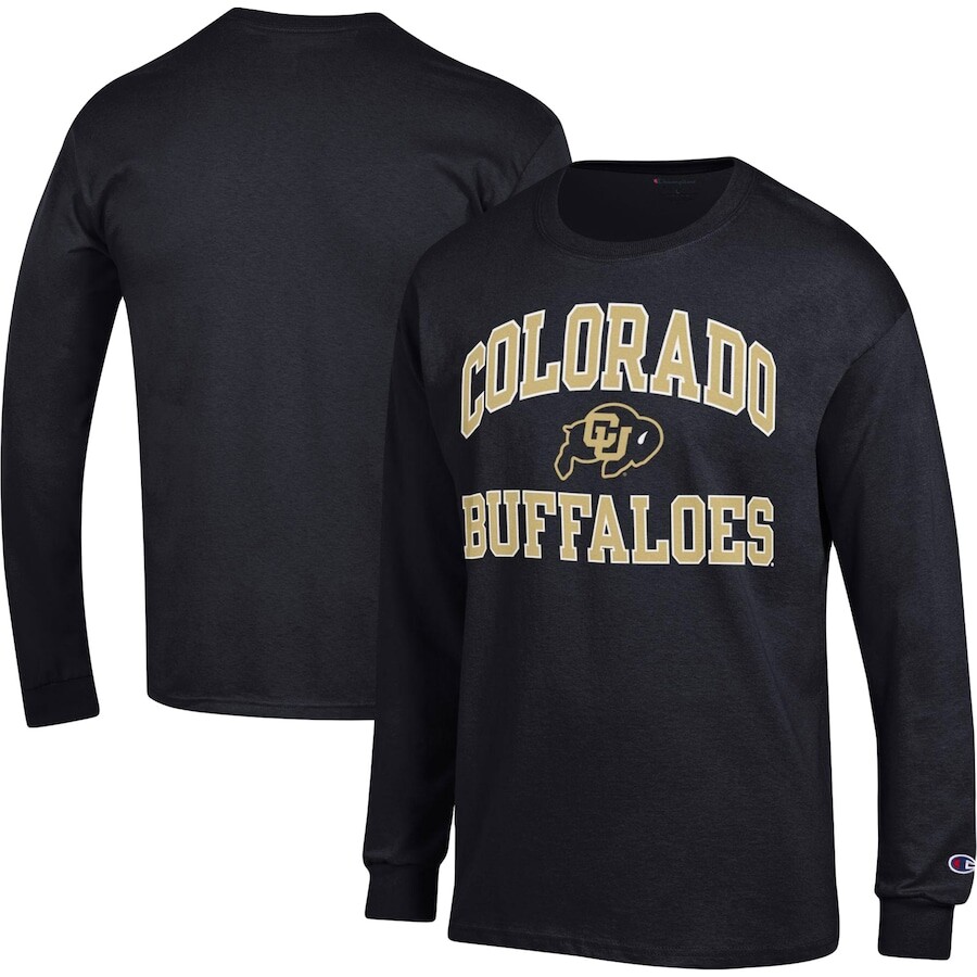 

Футболка с длинным рукавом Champion Colorado Buffaloes, черный