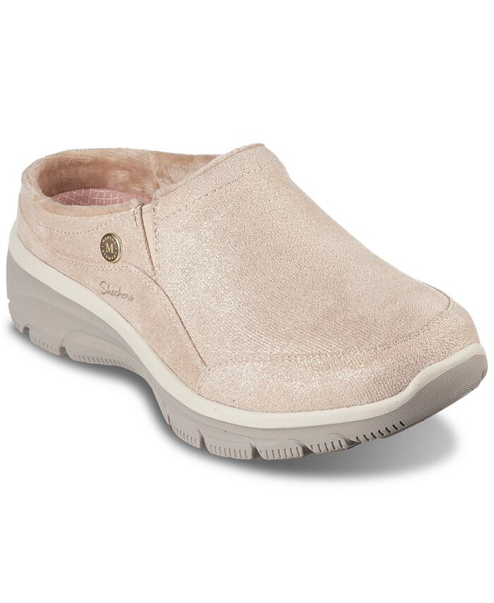 

Женские удобные тапочки-мулы Martha Stewart Modern Comfort от Finish Line Skechers, тан/бежевый