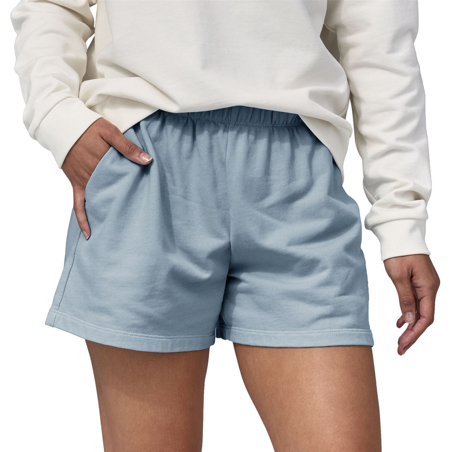 

Шорты Patagonia Regenerative Organic Certified Cotton Essential, цвет Steam Blue