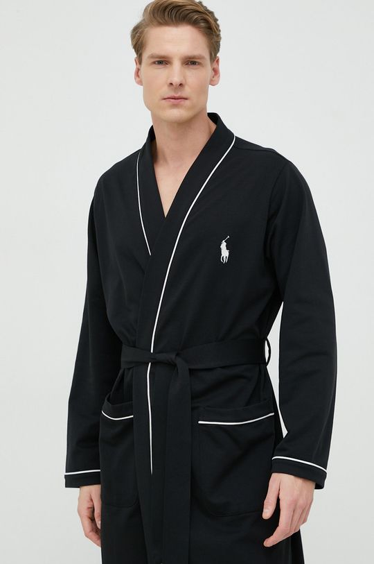 Банный халат Polo Ralph Lauren, черный