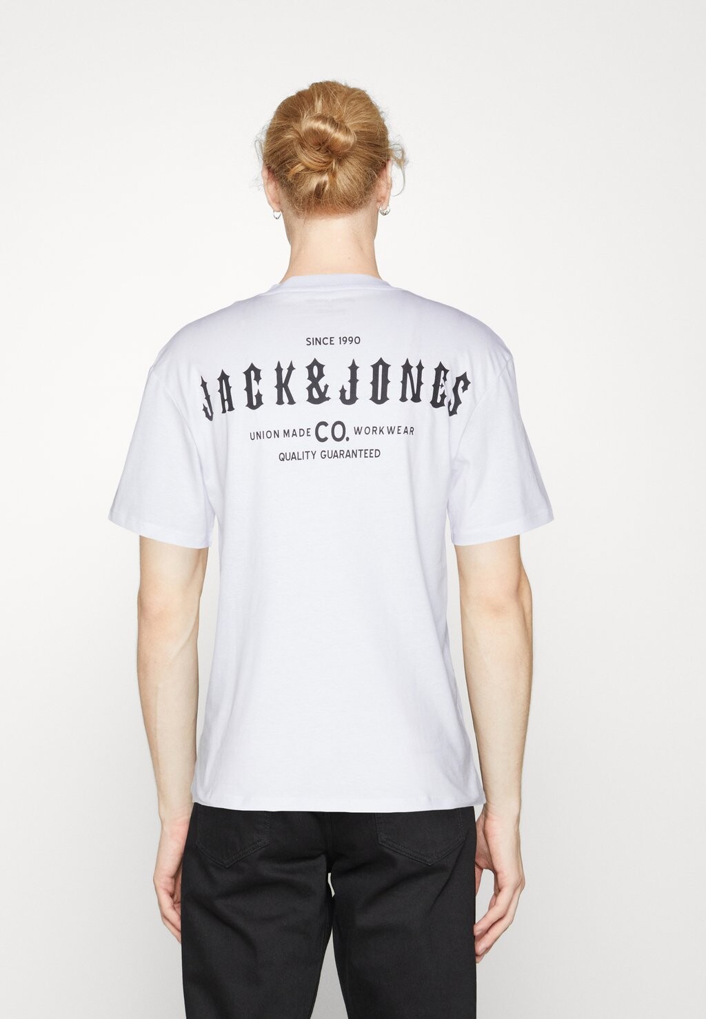 

Футболка с принтом Jjmuta Crew Neck Jack & Jones, белый
